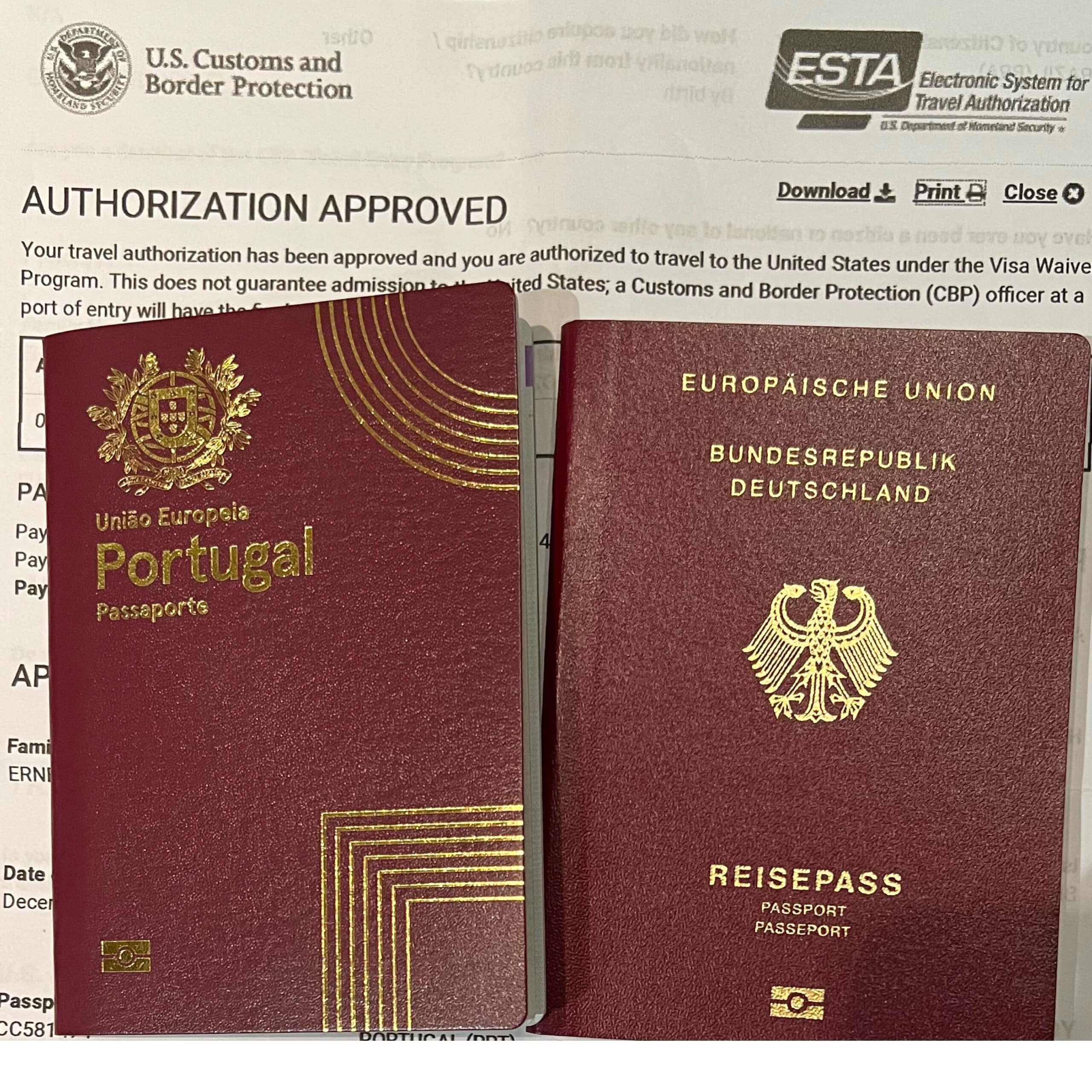passaporte europeu